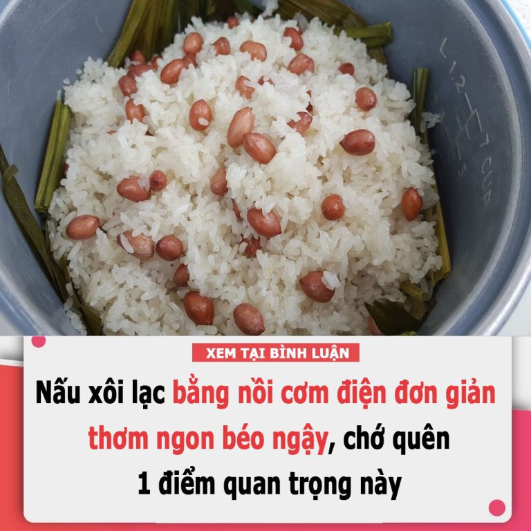 Nấu xôi lạc bằng nồi cơm điện đơn giản, thơm ngon béo ngậy, chớ quên 1 điểm quan trọng này