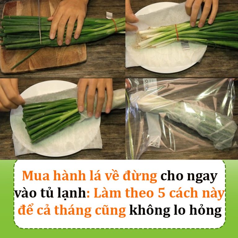 Mua hành lá về đừng cho ngay vào tủ lạnh: Làm theo cách này để cả tháng cũng không lo hỏng