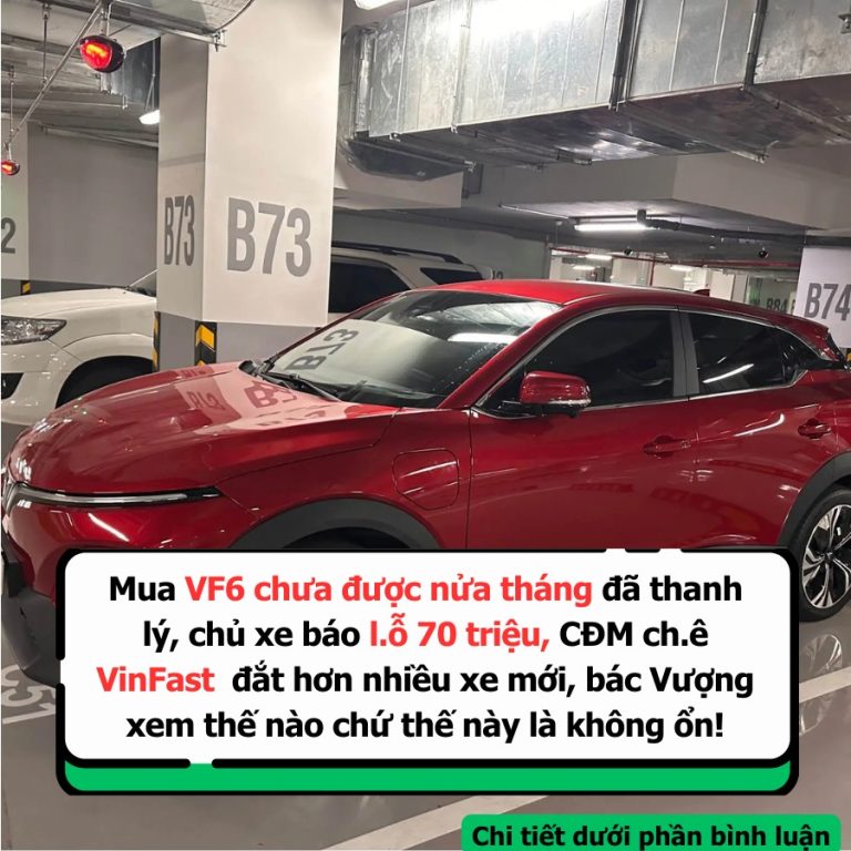 Mua VF6 chưa được nửa tháng đã thanh lý, chủ xe báo l.ỗ 70 triệu, CĐM ch.ê VinFast còn đắt hơn nhiều xe mới, bác Vượng xem thế nào chứ thế này là không ổn