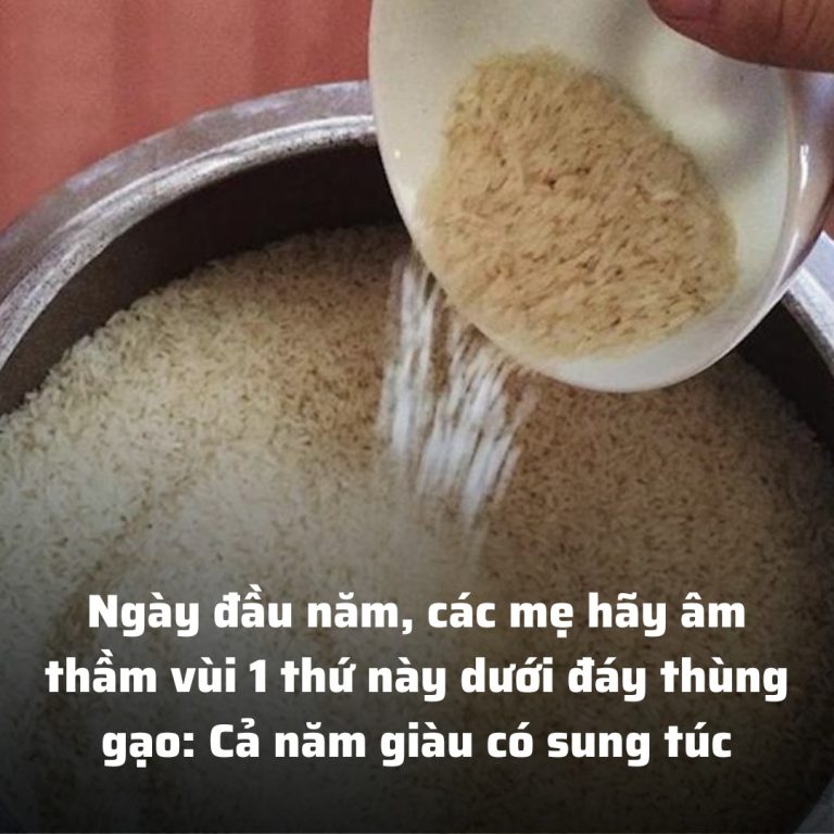 Ngày đầu năm, các mẹ hãy âm thầm vùi 1 thứ này dưới đáy thùng gạo: Cả năm giàu có sung túc