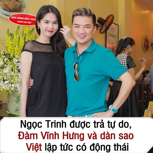 Ngọc Trinh được trả tự do, Đàm Vĩnh Hưng và dàn sao Việt lập tức có động thái