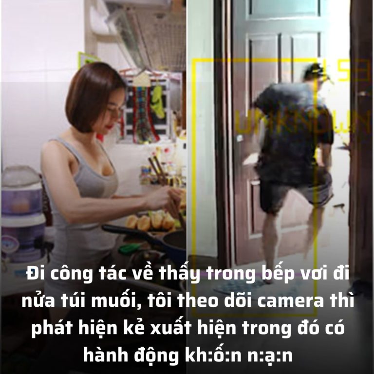 Đi công tác về thấy trong bếp vơi đi nửa túi muối, tôi theo dõi camera thì phát hiện kẻ xuất hiện trong đó có hành động kh:ố:n n:ạ:n