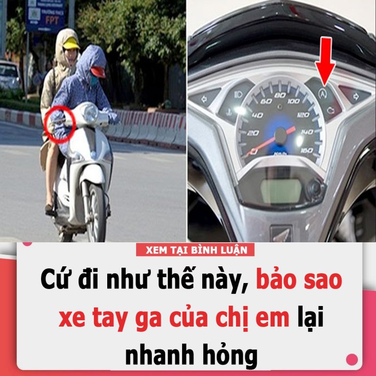 Cứ đi như thế này, bảo sao xe tay ga của chị em lại nhanh hỏng