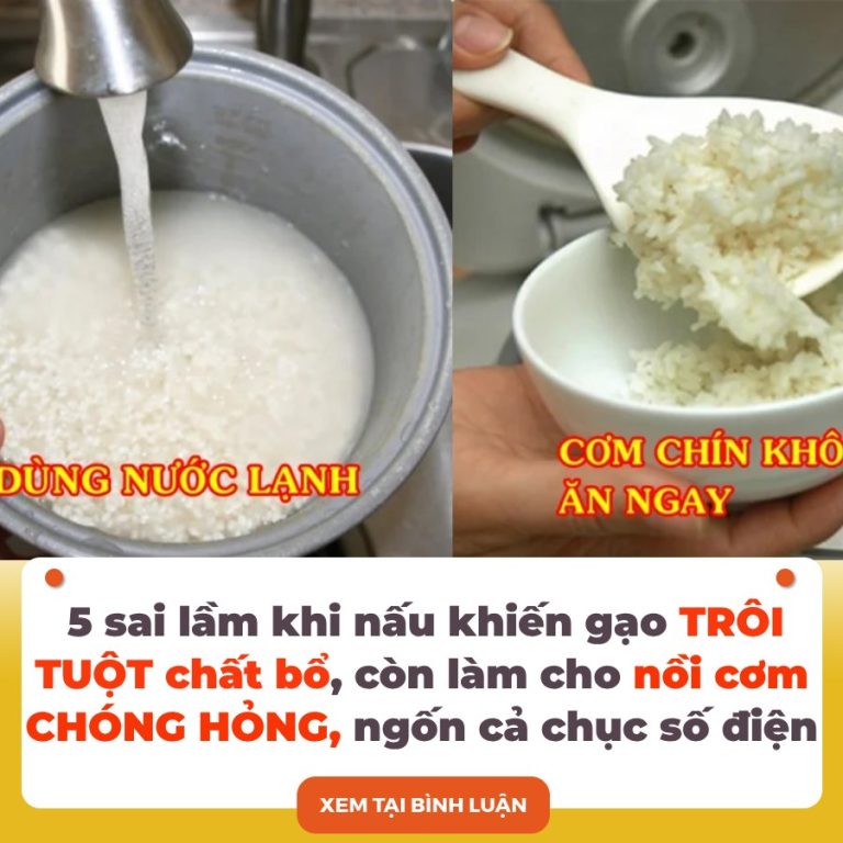 5 sai lầm khi nấu khiến gạo TRÔI TUỘT chất bổ, còn làm cho nồi cơm CHÓNG HỎNG, ngốn cả chục số điện