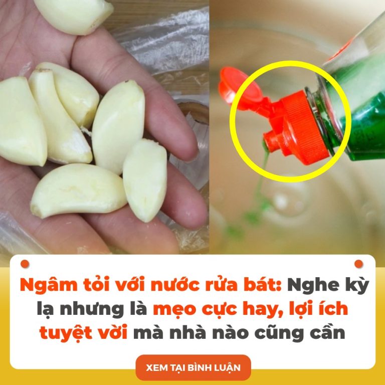 Ngâm tỏi với nước rửa bát, 30 phút sau sẽ có ngay thứ “nước thần kỳ” cực hữu ích với mọi nhà