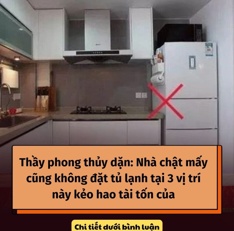 Thầy phong thủy dặn: Nhà chật mấy cũng không đặt tủ lạnh tại 3 vị trí này kẻo hao tài tốn của