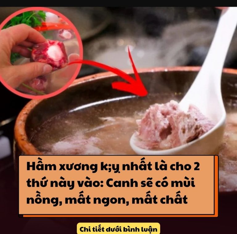 Hầm xương kỵ nhất là cho 2 thứ này vào, canh sẽ có mùi nồng, mất ngon mất chất