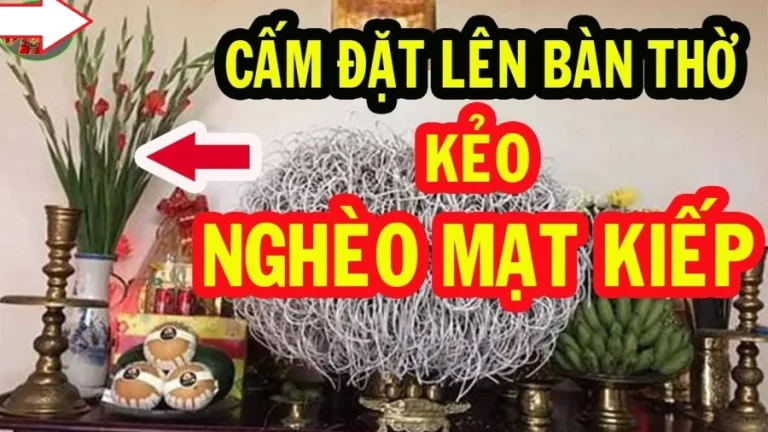 Cứ Quen Tay Đặt 4 Thứ Này Dưới Chân Bàn Thờ: Thần Tài Ghét Bỏ Làm Đâu Mất Đó, Nghèo Khó Quanh Năm