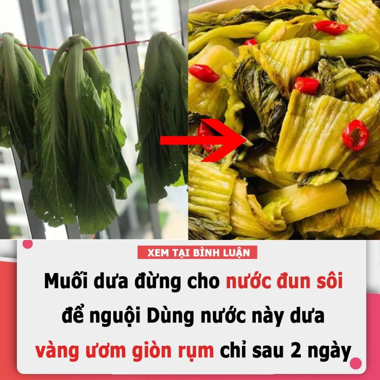 Muối dưa đừng cho nước đun sôi để nguội: Dùng nước này dưa vàng ươm giòn rụm chỉ sau 2 ngày