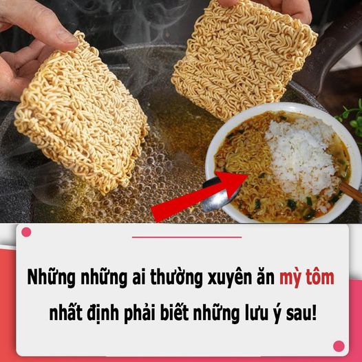 Những người tuyệt đối không nên ăn mì tôm