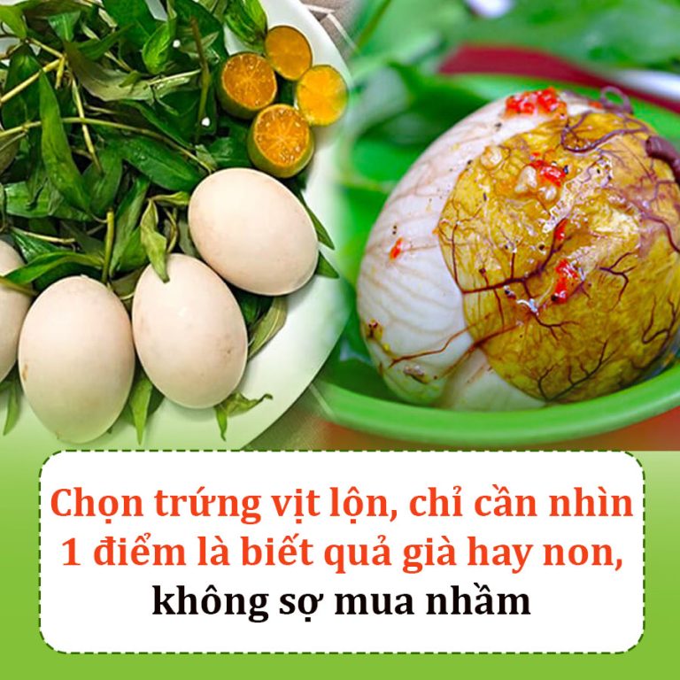 Chọn trứng vịt lộn, chỉ cần nhìn 1 điểm là biết quả già hay non, không sợ mua nhầm