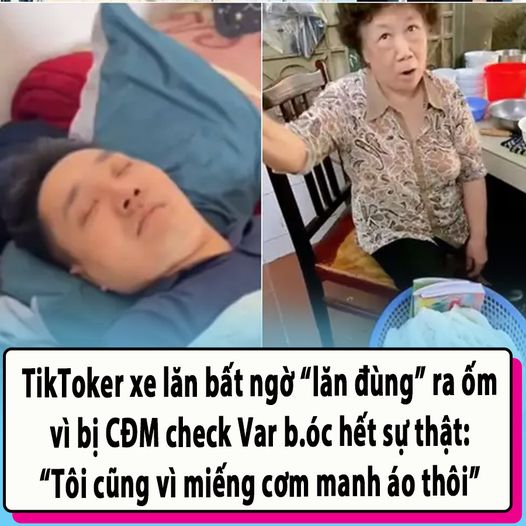 TikToker xe lăn bất ngờ “lăn đùng” ra ốm vì bị CĐM check Var b.óc hết sự thật: “Tôi cũng vì miếng cơm manh áo thôi”