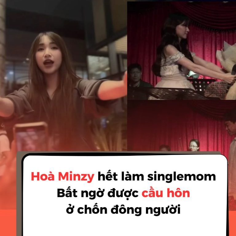 Hoà Minzy bất ngờ nhận lời cầu hôn chốn đông người