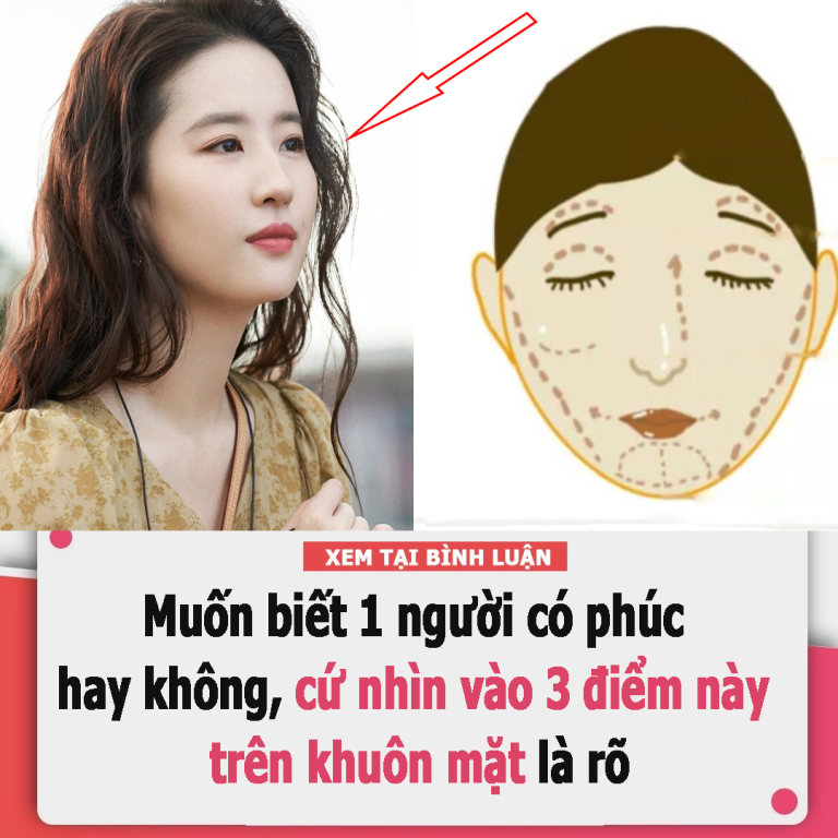 Muốn biết 1 người có phúc hay không, cứ nhìn vào 3 điểm này trên khuôn mặt là rõ