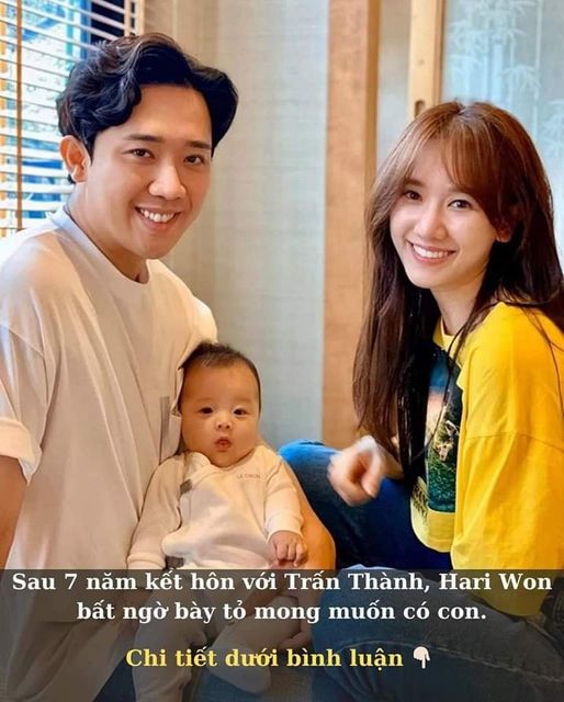 Sau 7 năm kết hôn với Trấn Thành, Hari Won bất ngờ bày tỏ mong muốn có con.