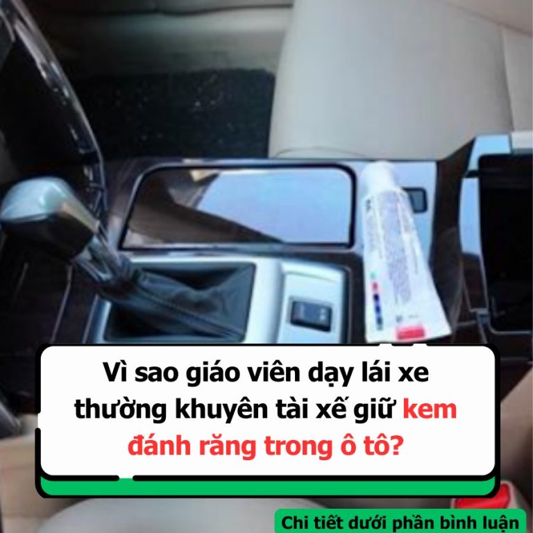 Vì sao giáo viên dạy lái xe thường khuyên tài xế giữ kem đánh răng trong ô tô?