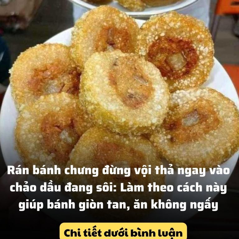 Rán bánh chưng đừng vội thả ngay vào chảo dầu đang sôi: Làm theo cách này giúp bánh giòn tan, ăn không ngấy