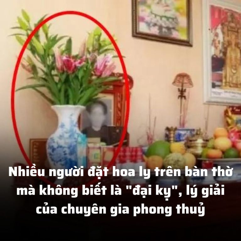 Thắp hương hoa ly là đại kỵ và 5 loại hoa nên bày lên bàn thờ