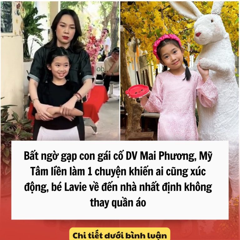 Bất ngờ gặp con gái cố DV Mai Phương, Mỹ Tâm liền làm 1 chuyện khiến ai cũng xúc động, bé Lavie về đến nhà nhất định không thay quần áo