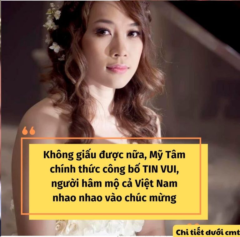 Không giấu được nữa, Mỹ Tâm chính thức công bố TIN VUI, người hâm mộ cả Việt Nam nhao nhao vào chúc mừng