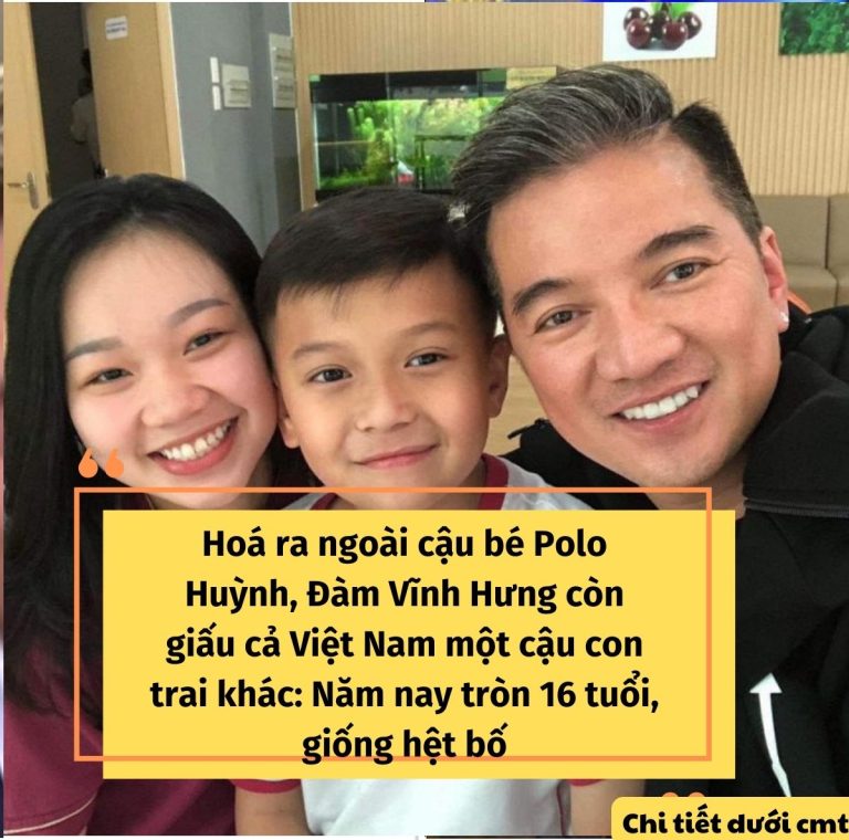 Ngoài cậu bé Polo Huỳnh, Đàm Vĩnh Hưng còn có một cậu con trai khác ít người biết năm nay tròn 16 tuổi