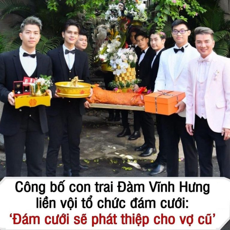 Công bố con trai Đàm Vĩnh Hưng liền vội tổ chức đám cưới: ‘Đám cưới sẽ phát thiệp cho vợ cũ’