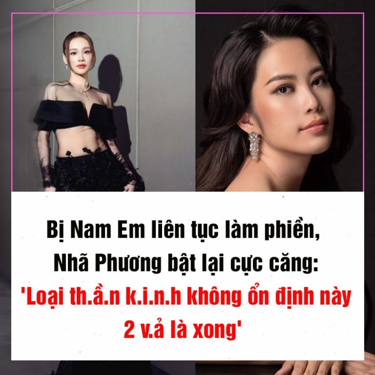 Bị Nam Em liên tục làm phiền, Nhã Phương bật lại cực căng: ‘Loại th.ầ.n k.i.n.h không ổn định này 2 v.ả là xong’