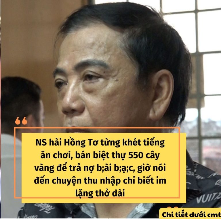 NS hài Hồng Tơ từng khét tiếng ăn chơi, bán biệt thự 550 cây vàng để trả nợ b;ài b;ạ;c, giờ nói đến chuyện thu nhập chỉ biết im lặng thở dài