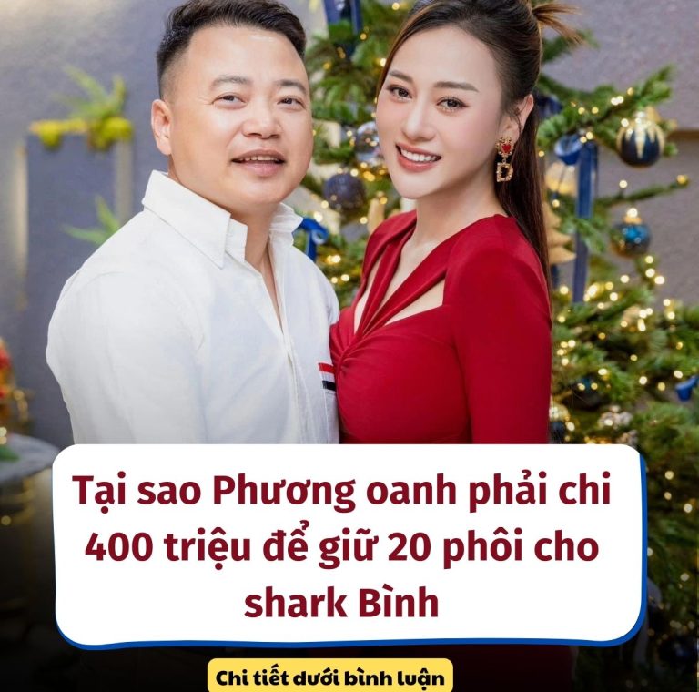 Tại sao Phương oanh phải chi 400 triệu để giữ 20 phôi cho shark Bình