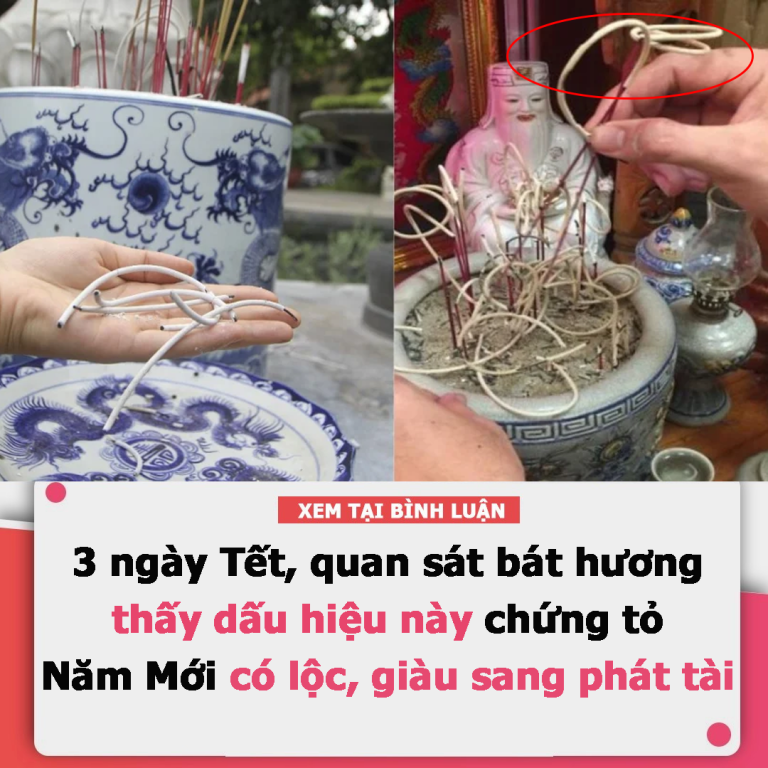 3 ngày Tết, quan sát bát hương thấy dấu hiệu này chứng tỏ năm mới có lộc, giàu sang phát tài