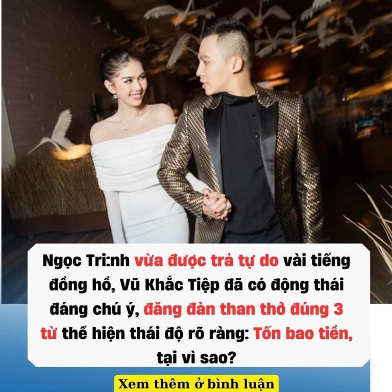 Ngọc Trinh vừa được trả tự do vài tiếng, Vũ Khắc Tiệp lập tức có động thái đáng chú ý