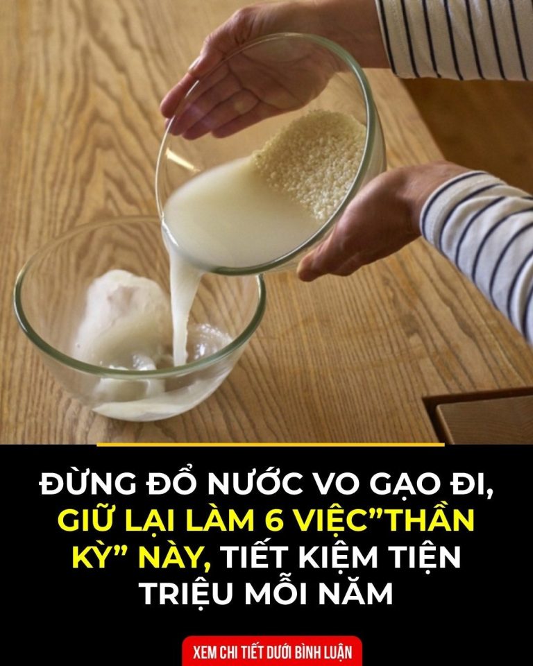 Nước vo gạo đừng đổ đi lãng phí: Giữ lại làm 1 việc này, tiết kiệm cả tiền triệu, nhà nào cũng cần đến