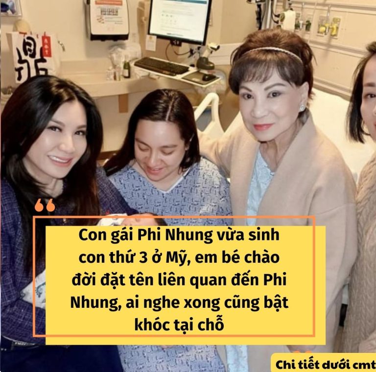 Con gái Phi Nhung vừa sinh con thứ 3 ở Mỹ