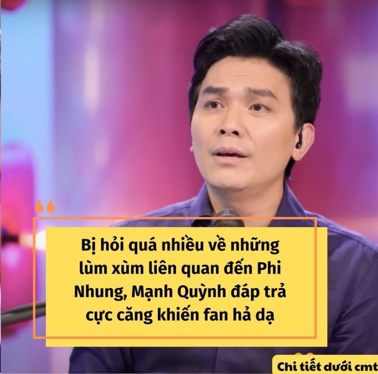 Bị hỏi quá nhiều về những lùm xùm liên quan đến Phi Nhung, Mạnh Quỳnh trả lời: Tôi sống an phận, không màng thị phi