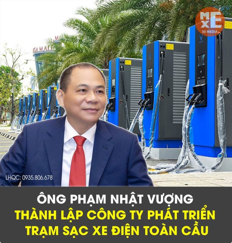 Ông Phạm Nhật Vượng lập công ty phát triển trạm sạc