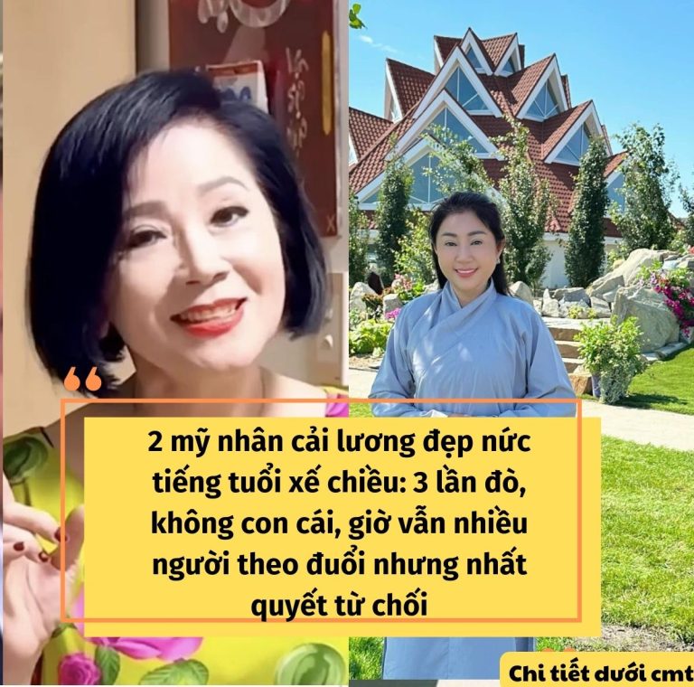 2 mỹ nhân cải lương đẹp nức tiếng tuổi xế chiều