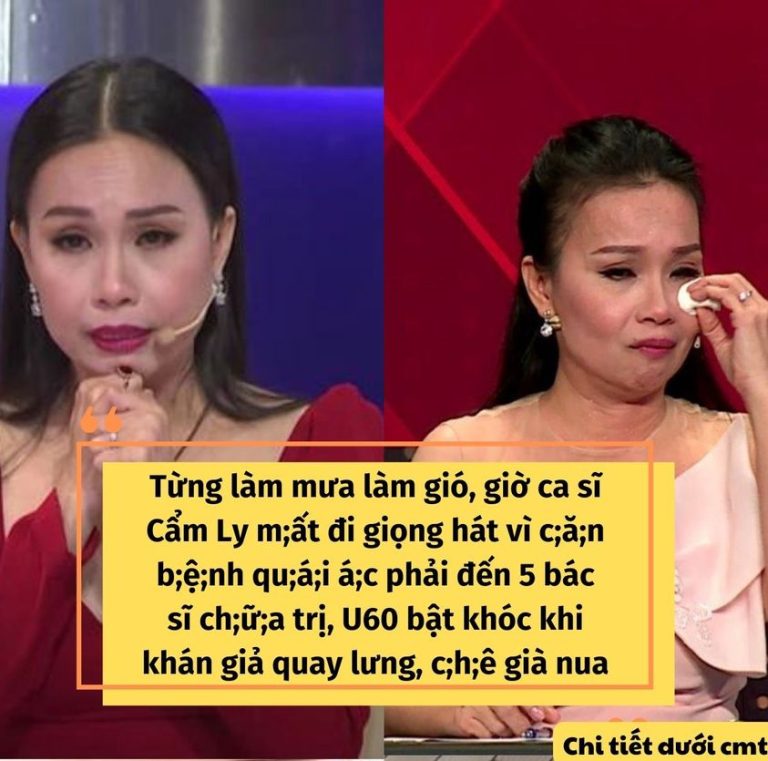 Từng làm mưa làm gió, giờ ca sĩ Cẩm Ly m;ất đi giọng hát vì c;ă;n b;ệ;nh qu;á;i á;c phải đến 5 bác sĩ ch;ữ;a trị