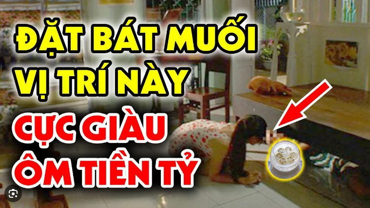 Đặt muối vào 3 vị trí này trong nhà, kích hoạt tài lộc, may mắn cả năm