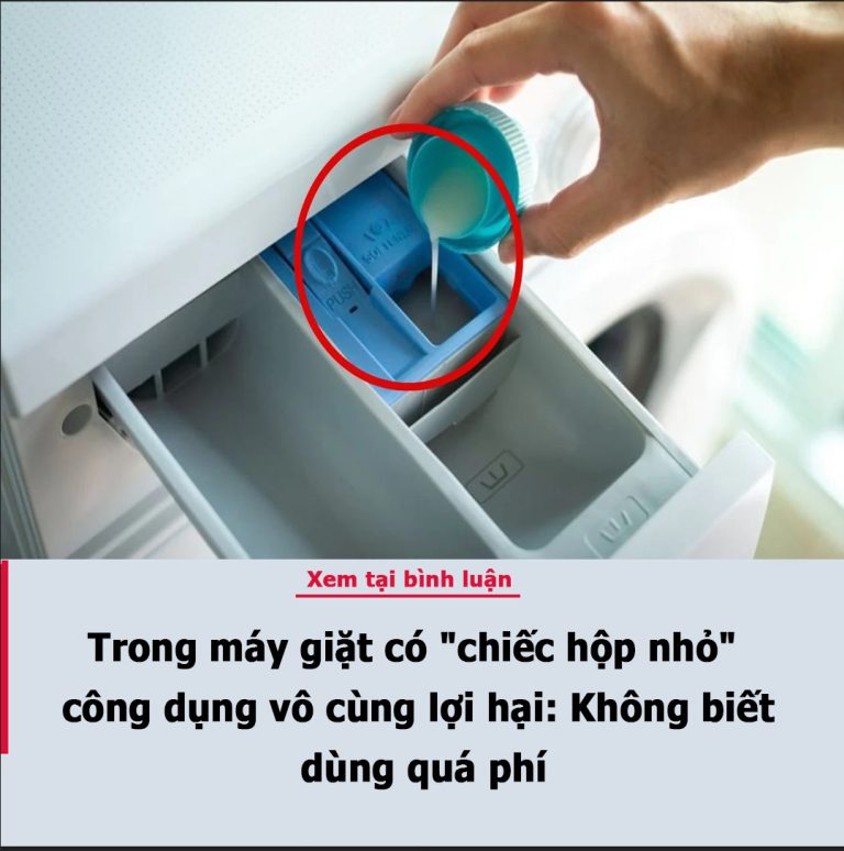 Trong máy giặt có “chiếc hộp nhỏ” công dụng vô cùng lợi hại: Không biết dùng quá phí