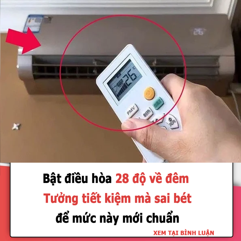 Bật điều hòa 28 độ về đêm: Tưởng tiết kiệm mà sai bét, để mức này mới chuẩn