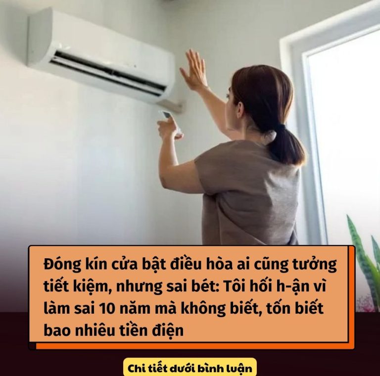 Đóng kín cửa bật điều hòa ai cũng tưởng tiết kiệm, sai bét: Tôi hối h-ận vì làm sai 10 năm mà không biết, tốn biết bao nhiêu tiền điện