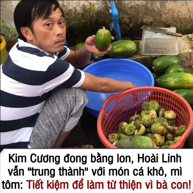 Kim Cương đong bằng long, Hoài Linh vẫn “trung thành” với món cá khô, mì tôm