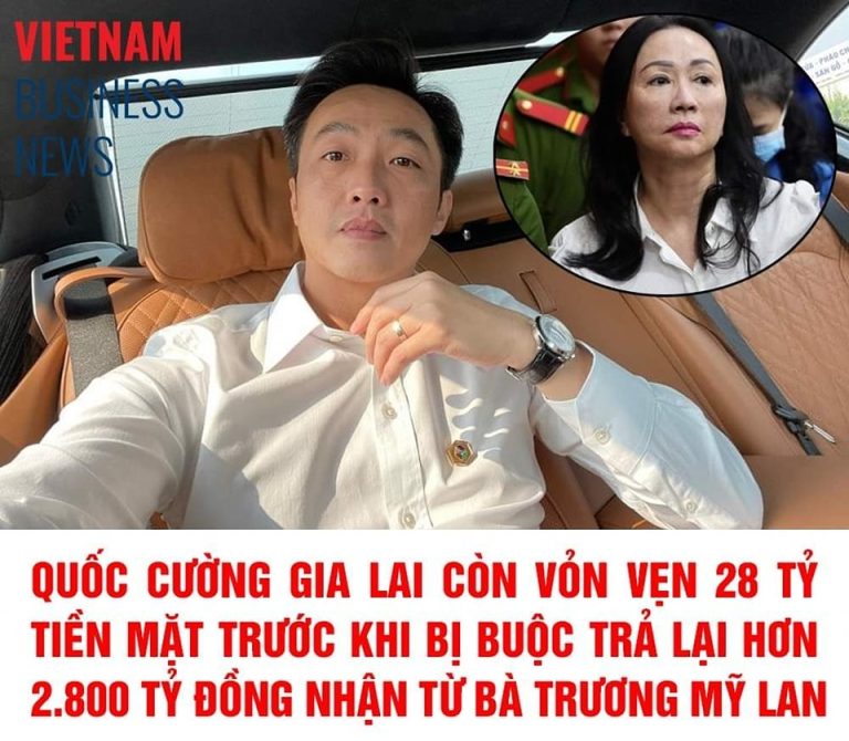 Quốc Cường Gia Lai còn vỏn vẹn 28 tỷ tiền mặt trước khi bị buộc trả lại hơn 2.800 tỷ đồng nhận từ bà Trương Mỹ Lan