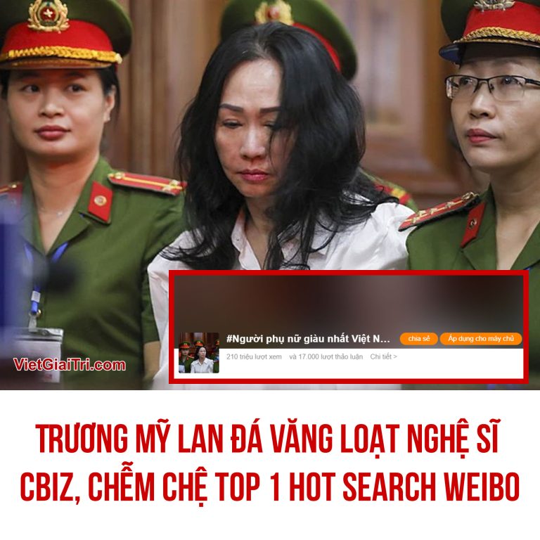 Trương Mỹ Lan đá văng loạt nghệ sĩ Cbiz, chễm chệ TOP 1 Hot Search Weibo