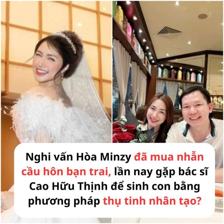 Hoà Minzy sắp kết hôn, lên kế hoạch sinh con bằng phương pháp thụ tinh nhân tạo? Anh nhà là ai?