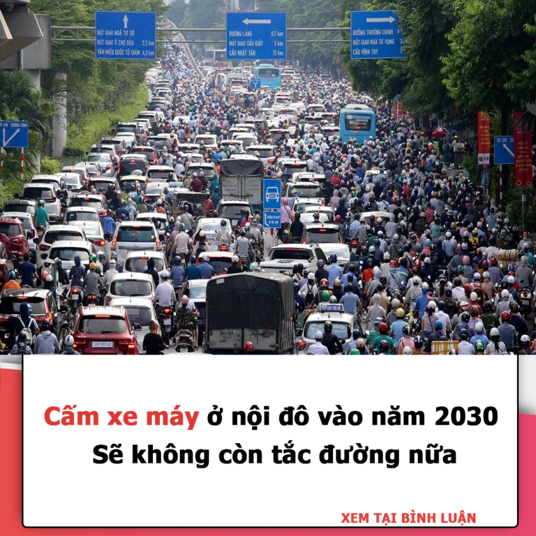 Cấm xe máy vào nội đô, người dân đi lại bằng phương tiện gì?