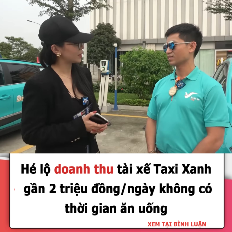 Hé lộ doanh thu tài xế Taxi Xanh VinFast gần 2 triệu đồng/ngày: Hưởng lương bao nhiêu?