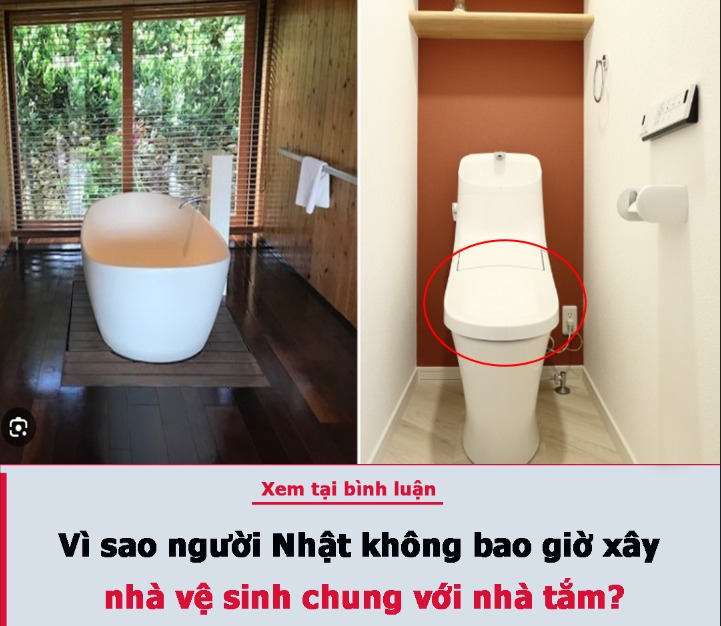 Vì sao người Nhật không bao giờ xây nhà vệ sinh chung với nhà tắm?