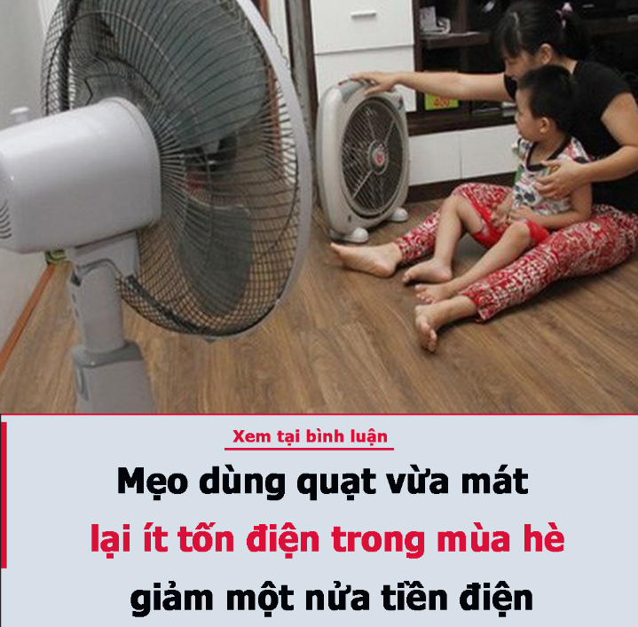 Mẹo dùng quạt vừa mát lại ít tốn điện trong mùa hè, cuối tháng giảm một nửa tiền điện