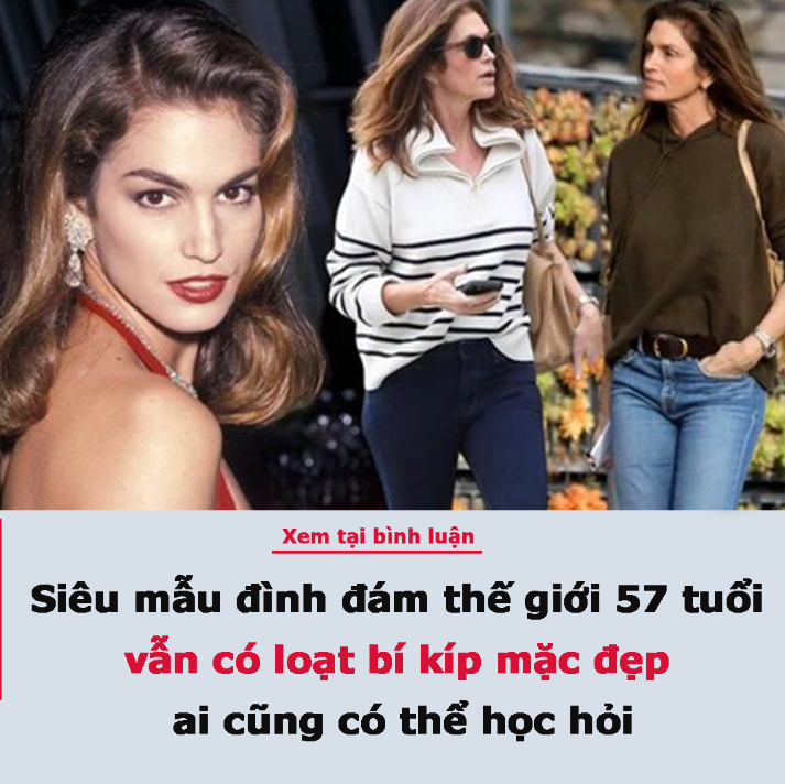 Siêu mẫu đình đám thế giới 57 tuổi vẫn có loạt bí kíp mặc đẹp ai cũng có thể học hỏi